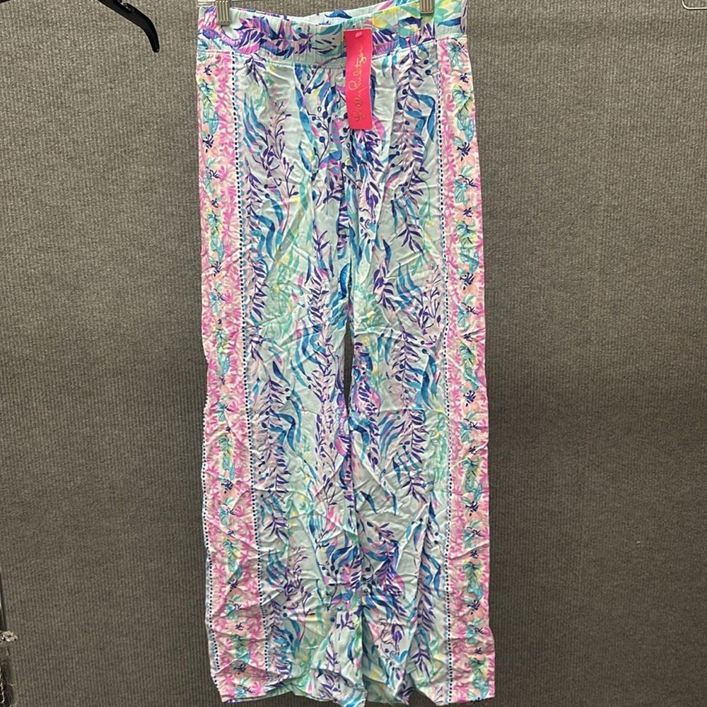 NWT lily pulitzer Bal Harbor Palazzo in Blue Oasis